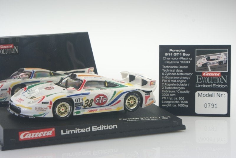 Carrera Evolution Porsche 911 GT1 Champion MEGA STUNT DEAL, Racebaan, Carrera, Nieuw, Ophalen of Verzenden
