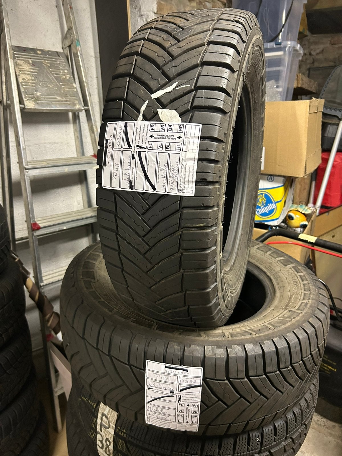 2 pneus 4 seasons Michelin 215/70/15 109/107R, Autos : Pièces & Accessoires, 15 pouces, 215 mm, 4 Saisons, Véhicule utilitaire