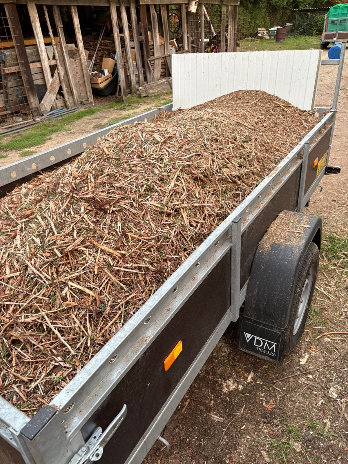 Gratis hakselhout coniferen, Tuin en Terras, Ophalen