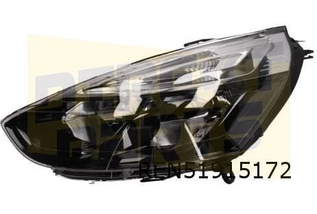 Renault Clio IV (9/16-10/19) koplamp Rechts (zwart accent) (, Neuf, -, Renault, -