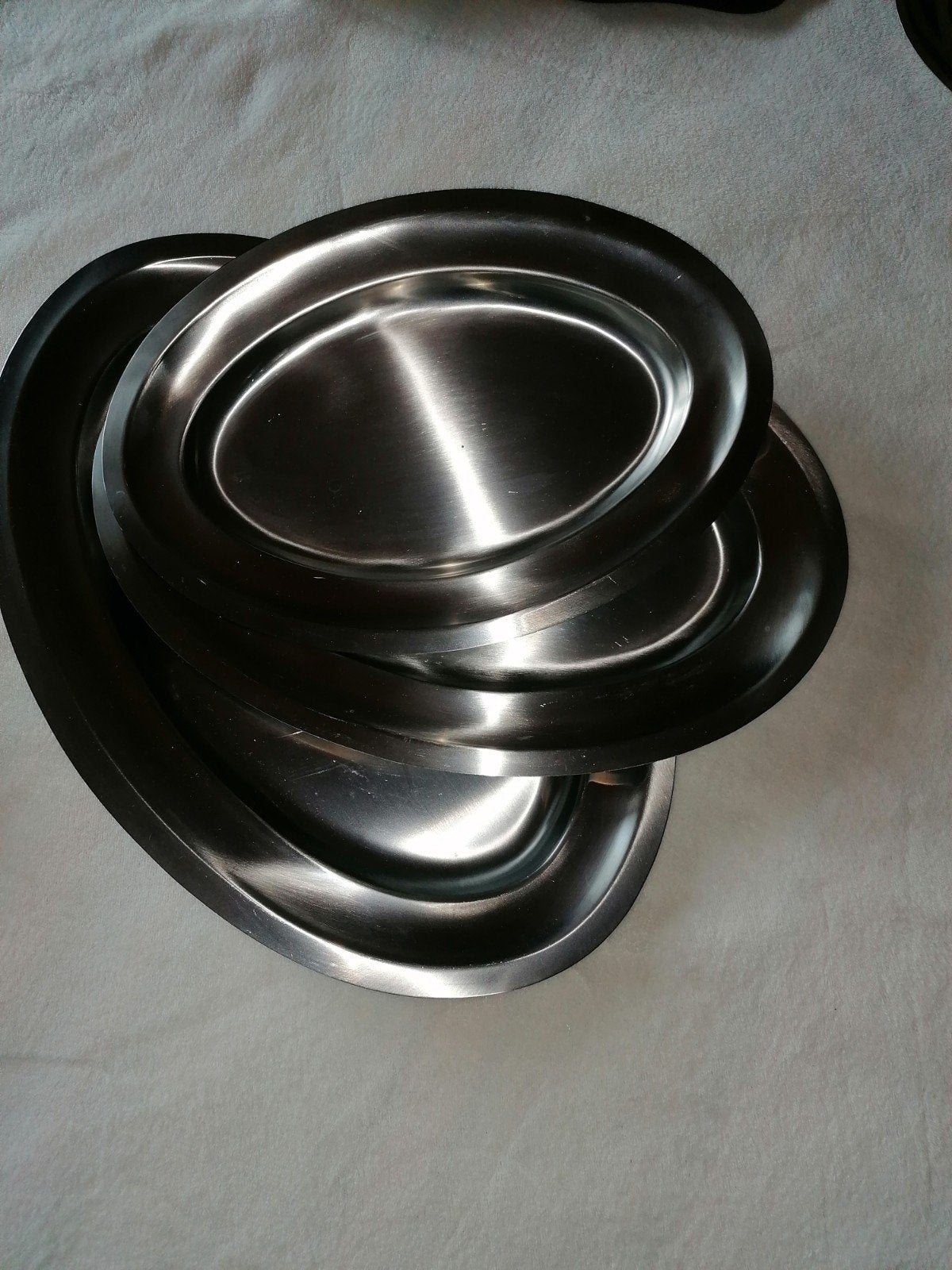 plats inox, Huis en Inrichting, Ophalen, Overige merken, Klassiek, Zo goed als nieuw