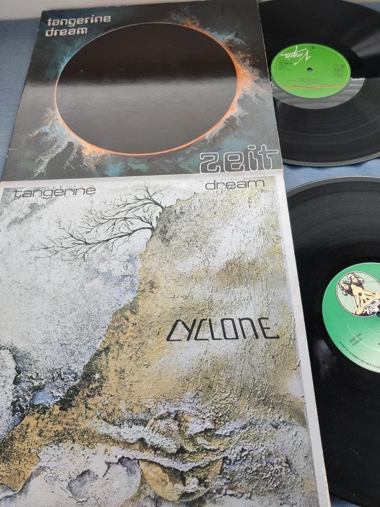 lot tangerine dream (zeit+cyclone, openklapbare hoes ), Ophalen of Verzenden, LP