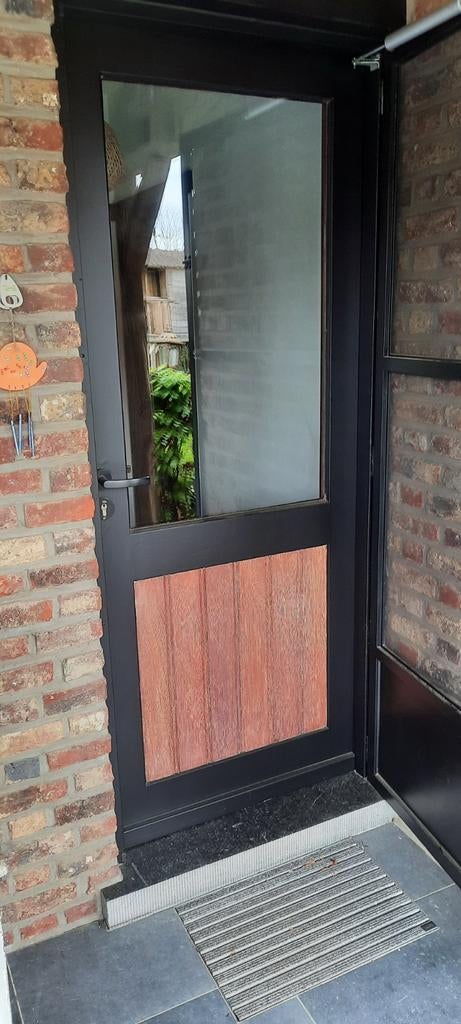 Buitendeur en raam miranti, Doe-het-zelf en Bouw, Deuren en Vliegenramen, Ophalen, 80 tot 100 cm, 200 tot 215 cm, Glas