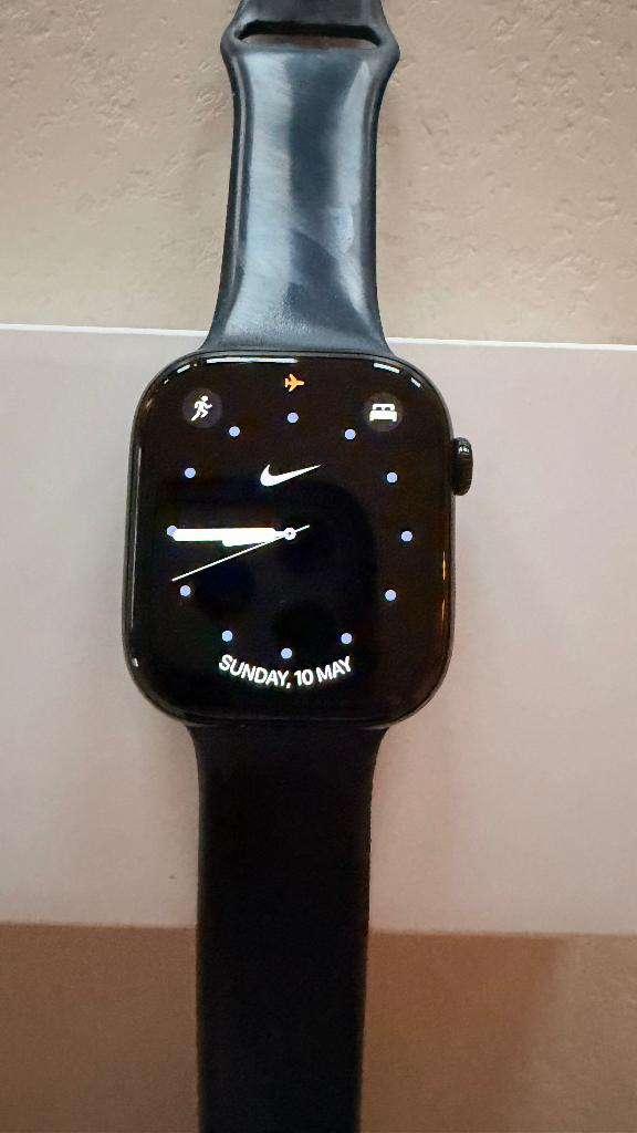 Apple watch, Handtassen en Accessoires, Smartwatches, Ophalen, Zwart, IOS, Zo goed als nieuw