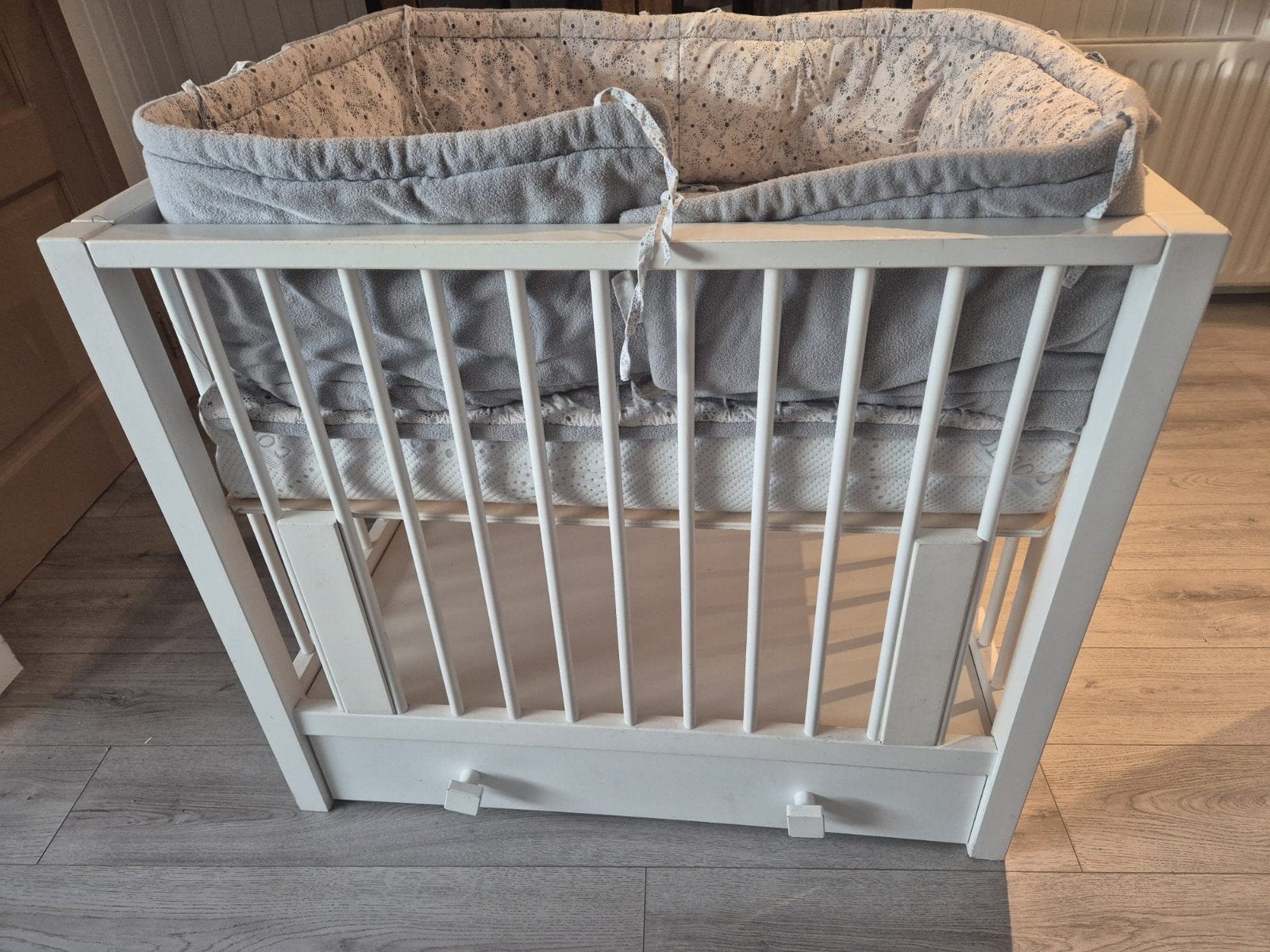 Baby park met lichte gebruiksporen., Kinderen en Baby's, Babyparken, Ophalen, Gebruikt, Vierkant, In hoogte verstelbaar