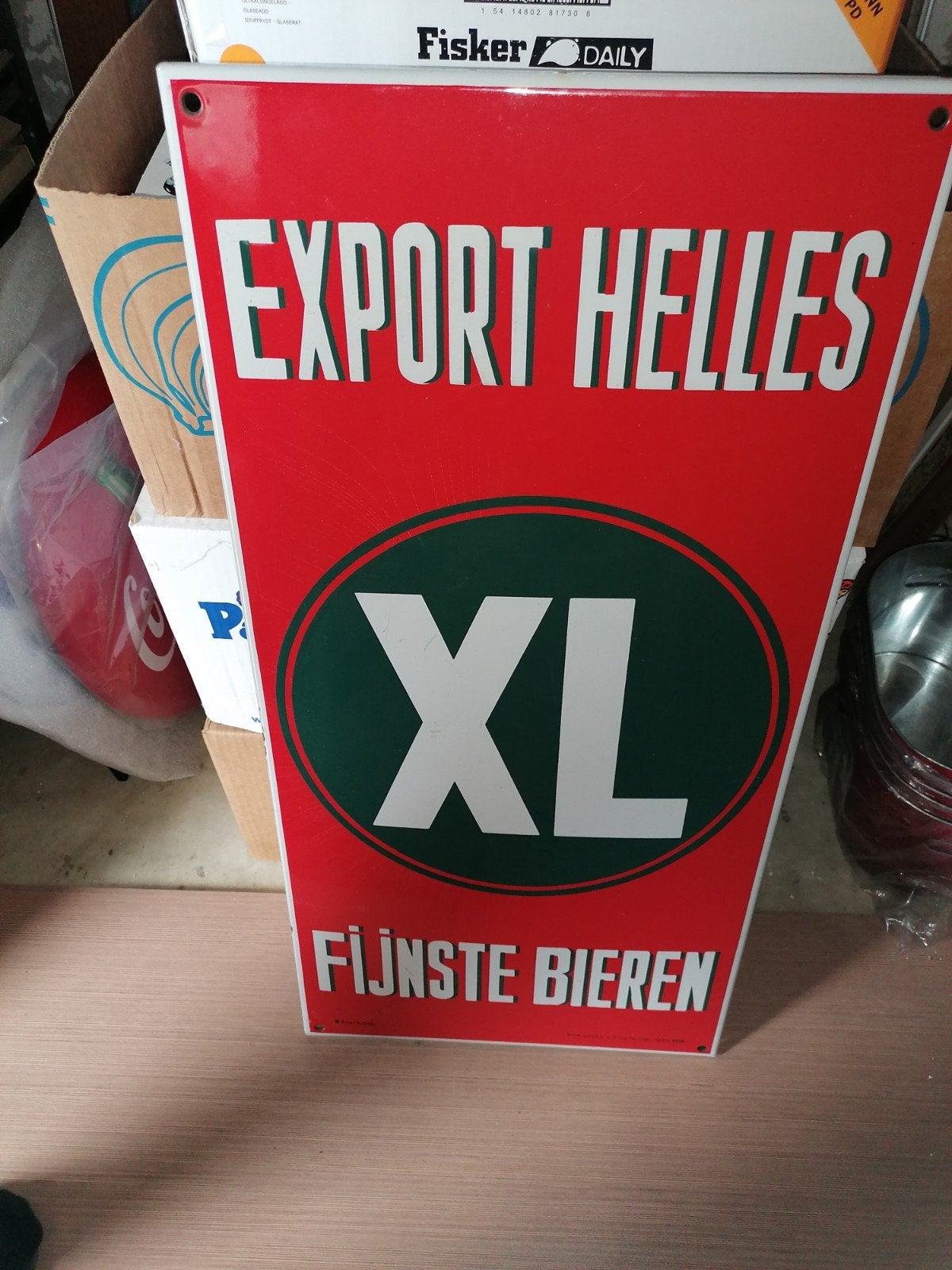 1931 emaille bord, Ophalen of Verzenden