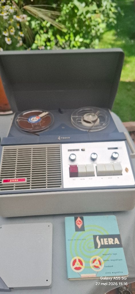 Bandopnemer Siera, Enlèvement ou Envoi, Magnétophone, Avec protection anti-poussière