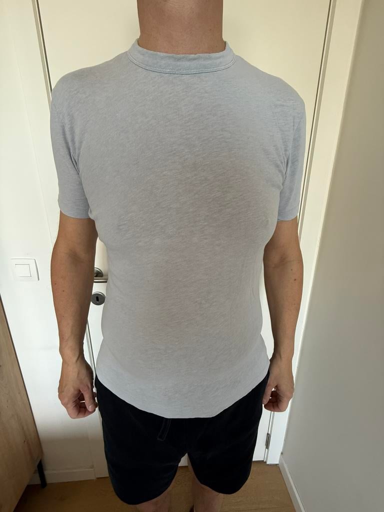 T-shirt COS bleu clair taille XS, Enlèvement ou Envoi, Comme neuf, Taille 46 (S) ou plus petite, Bleu
