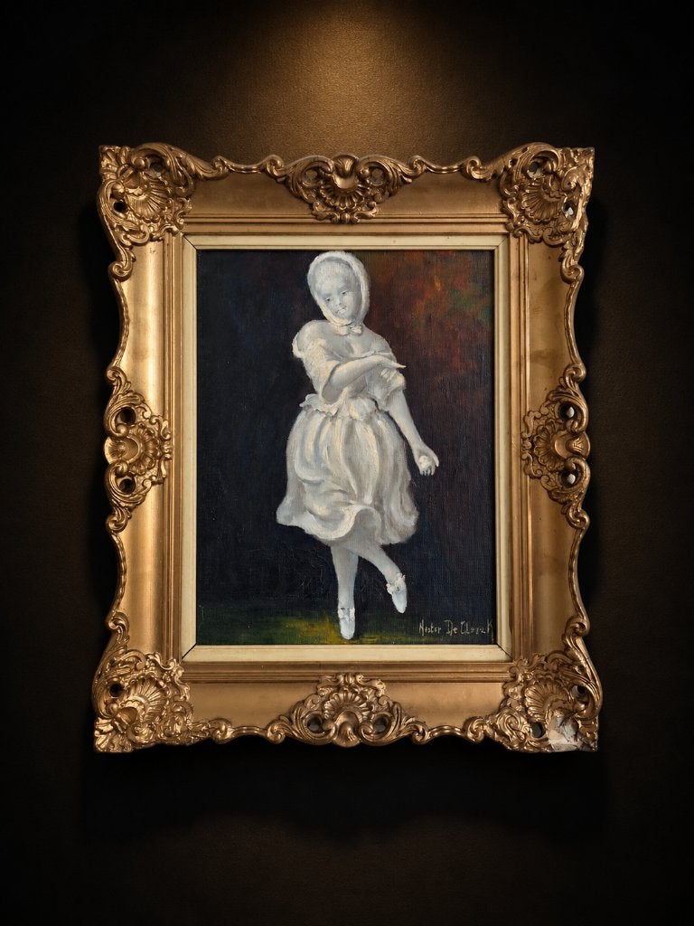 Young Ballerina, Antiek en Kunst, Doek, Portret of Personen, Expressionistisch, Ophalen of Verzenden