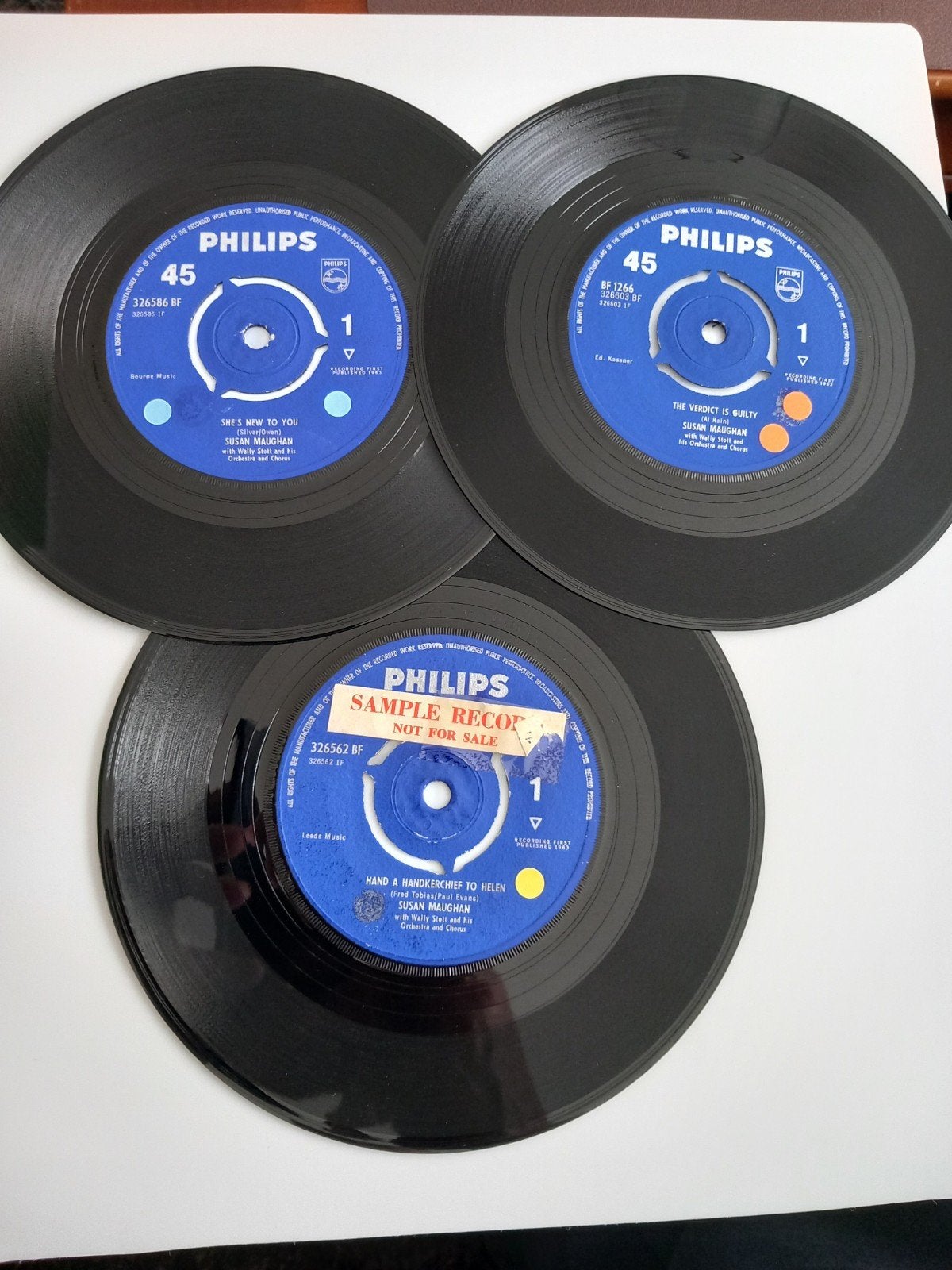 SUSAN MAUGHAN. 60'S POPCORN .UK 3  45T, Ophalen of Verzenden