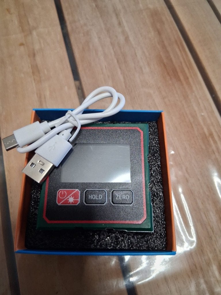 Digitale hoekmeter met dubbele laser en magnetische zijden, Onbekend, Nieuw, Ophalen of Verzenden, Onbekend