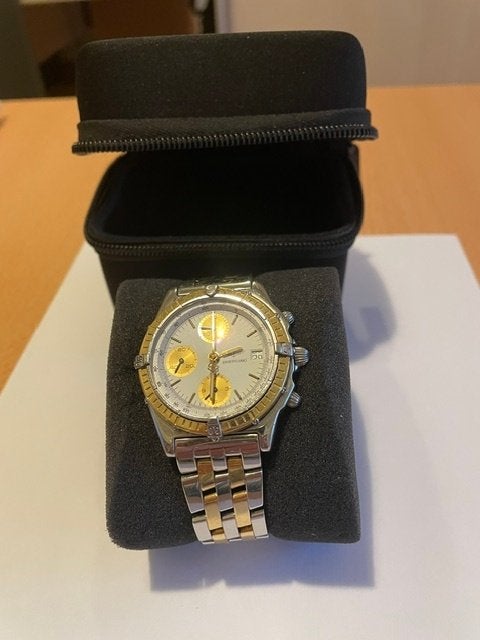 Exclusief BREITLING uurwerk Model D 13050.1, Handtassen en Accessoires, Ophalen, Breitling, Polshorloge, Zo goed als nieuw