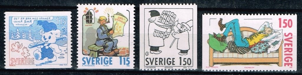 Postzegels uit Zweden - K 6132 - komieken, Postzegels en Munten, Postzegels | Europa | Scandinavië, Verzenden, Zweden, Postfris