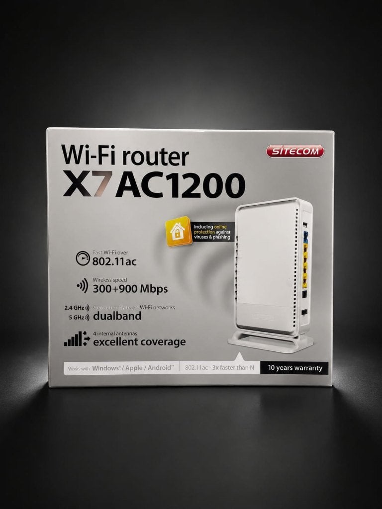 Sitecom X7 AC1200 Wifi-router., Computers en Software, Routers en Modems, Ophalen, Nieuw, Router, Sitecom