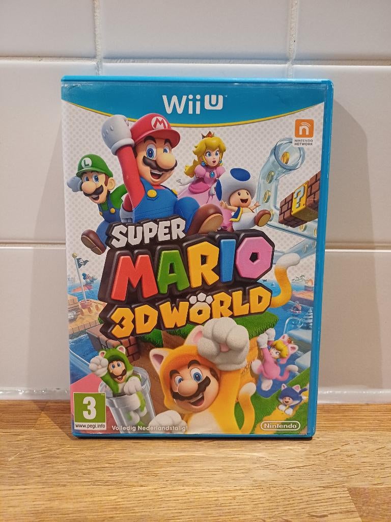 wiiu super mario 3D world, Ophalen, Zo goed als nieuw