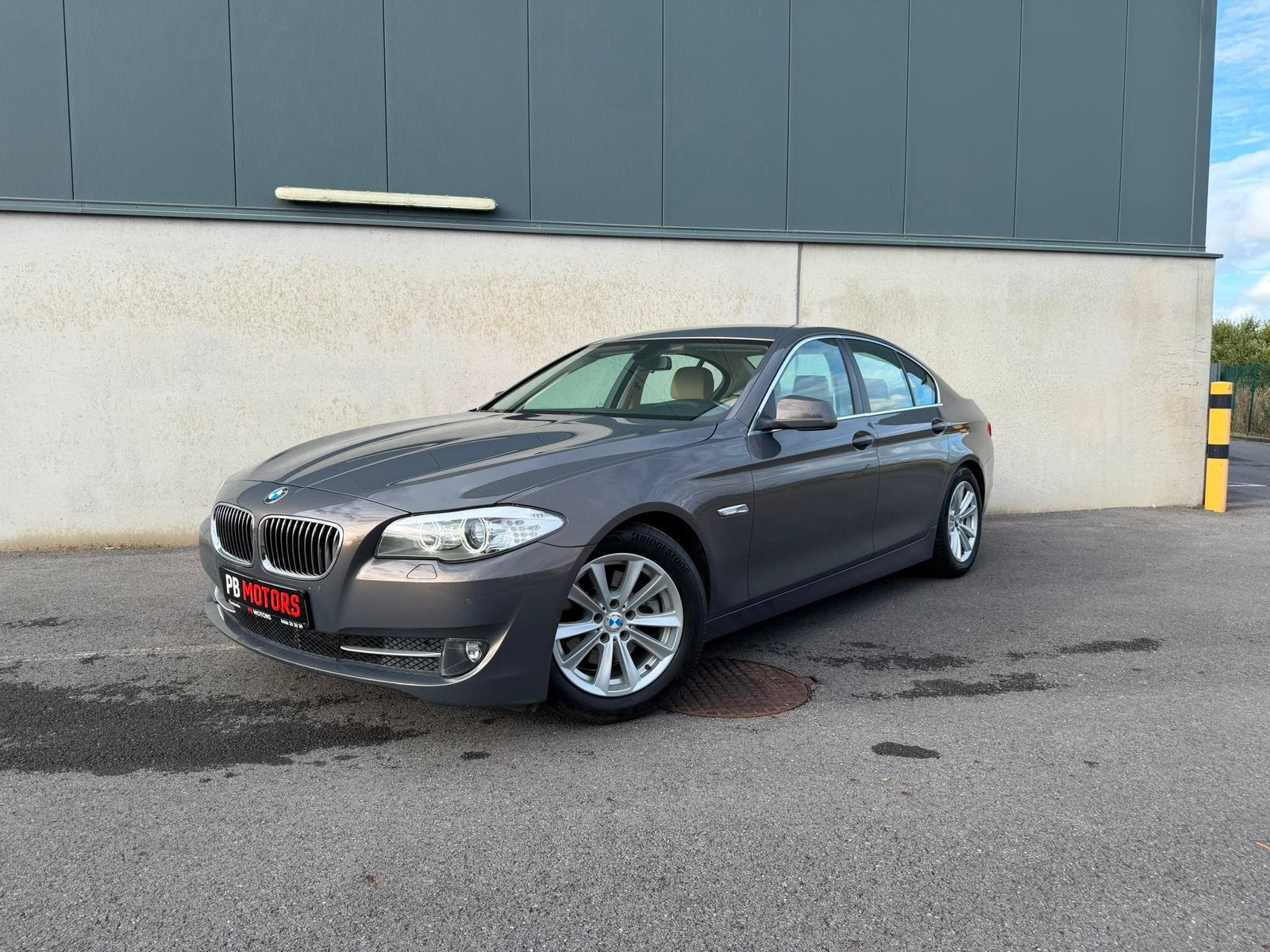 BMW 520D -2013 - 200.000 km - diesel - carpass, Autos, Achat, Entreprise, Boîte manuelle, Air conditionné