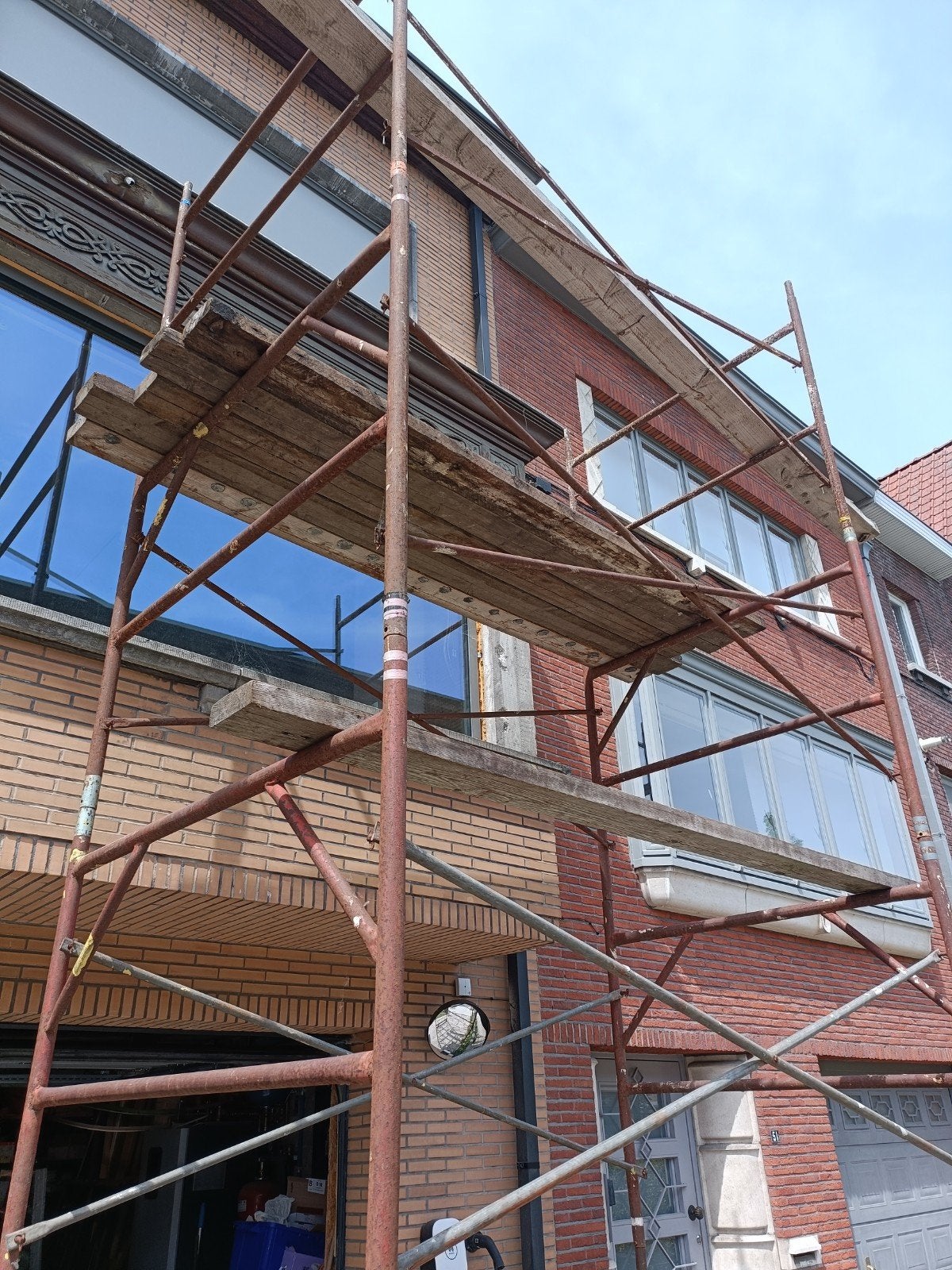 Stalen steiger / stelling, Doe-het-zelf en Bouw, Steigers, Ophalen