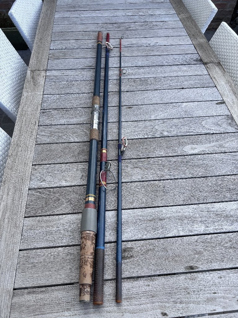 Strandhengel 3-delen in goede staat, Watersport en Boten, Ophalen, Gebruikt, Werphengel