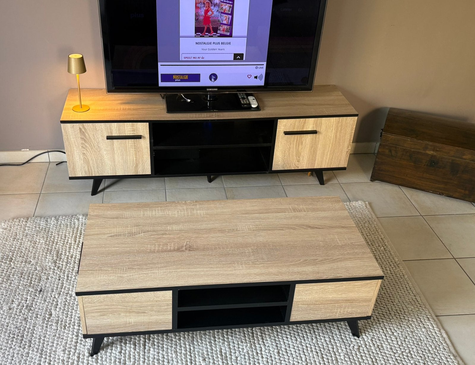 Salontafel / tv kast / combinatie, Ophalen, Zo goed als nieuw