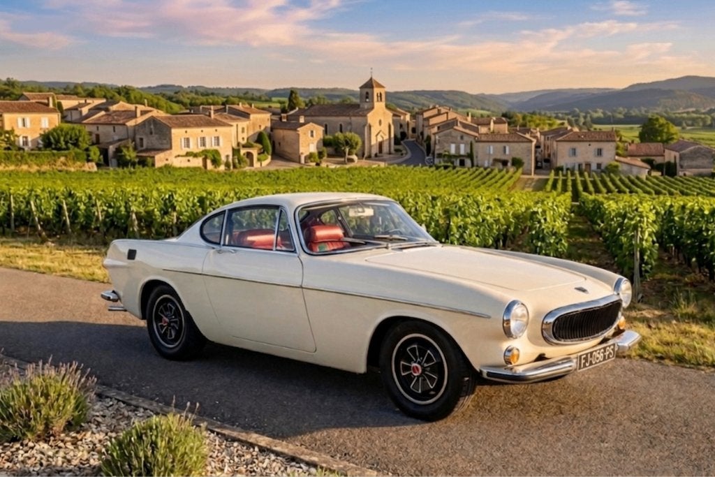 Superbe Volvo p1800 e, Autos, Volvo, Particulier, Autres modèles, Essence, Coupé, 2 portes, Boîte manuelle, Blanc, Autres couleurs