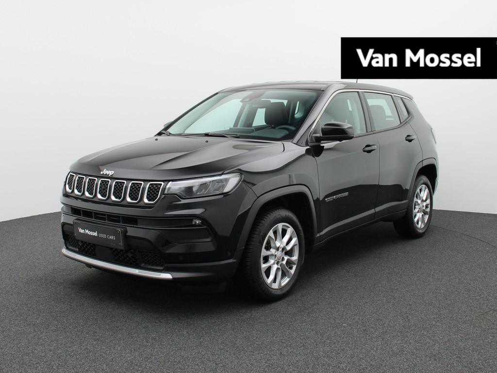Jeep Compass 1.5 mHEV T4 130 DCT7 Altitude, Gebruikt, Zwart, 4 cilinders, Cruise Control