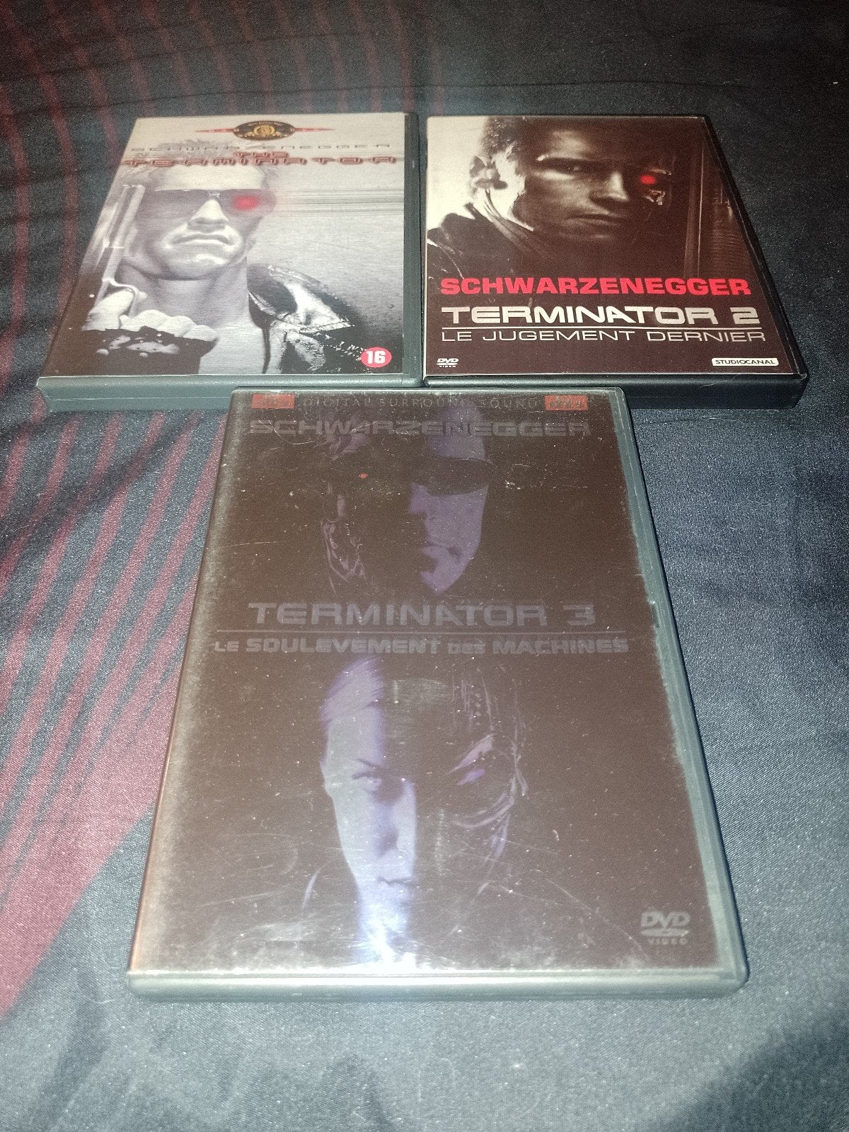 A vendre dvd la trilogie de Terminator Arnold Schwarzenegger, CD & DVD, DVD | Science-Fiction & Fantasy, Enlèvement ou Envoi, Science-Fiction