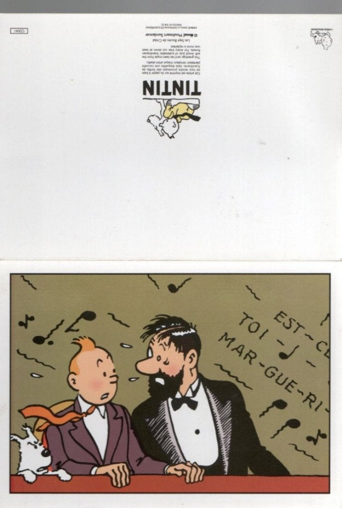 Carte double Tintin, Enlèvement