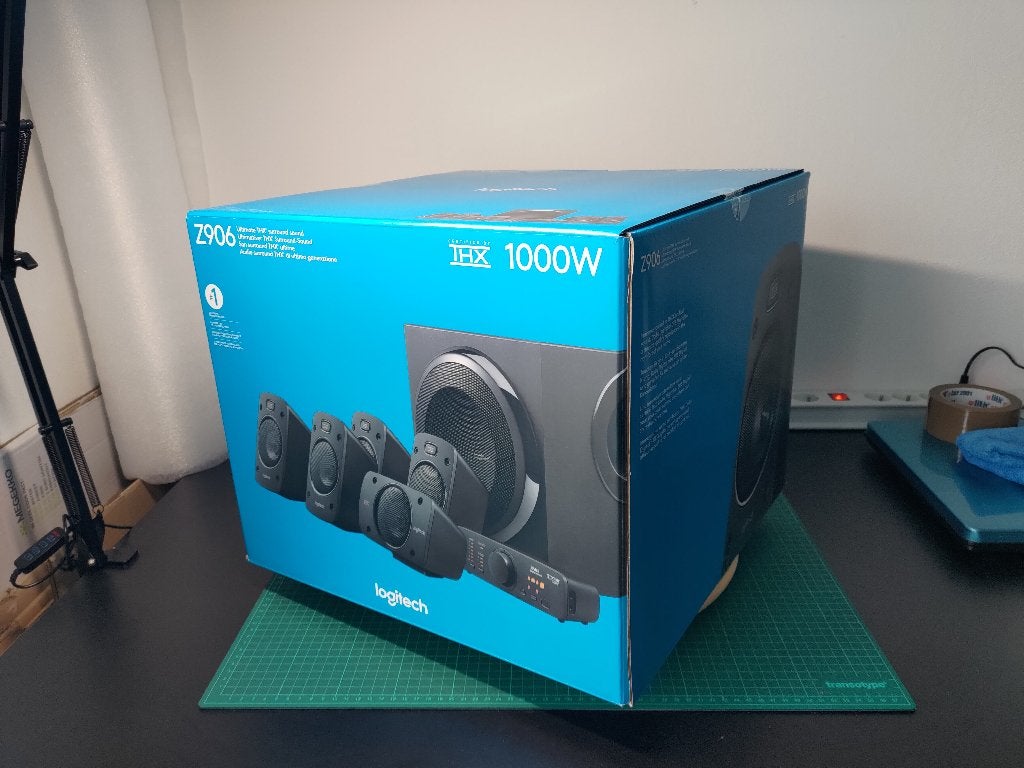 [NIEUW] Logitech Z906 5.1 Surround Sound Speaker System, Audio, Tv en Foto, Logitech, Surroundset, Ophalen, 150 watt of meer