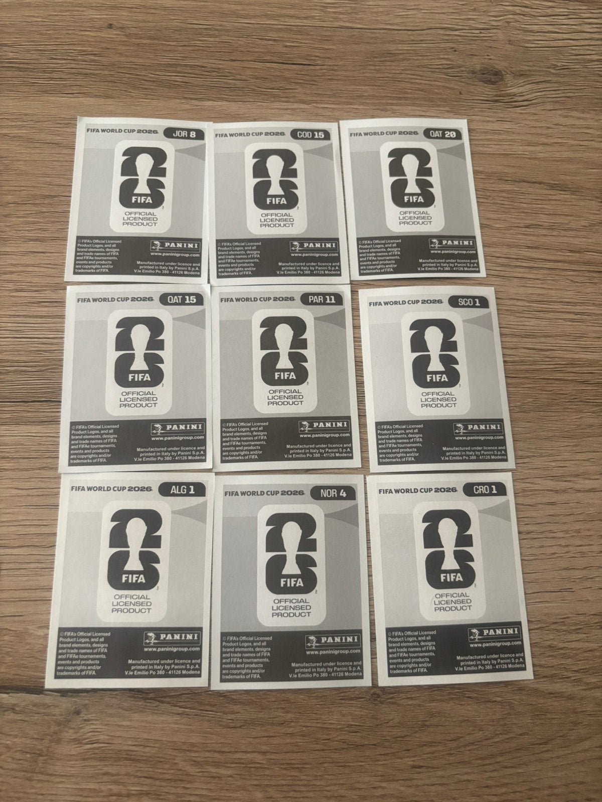 Panini stickers, Enlèvement, Comme neuf