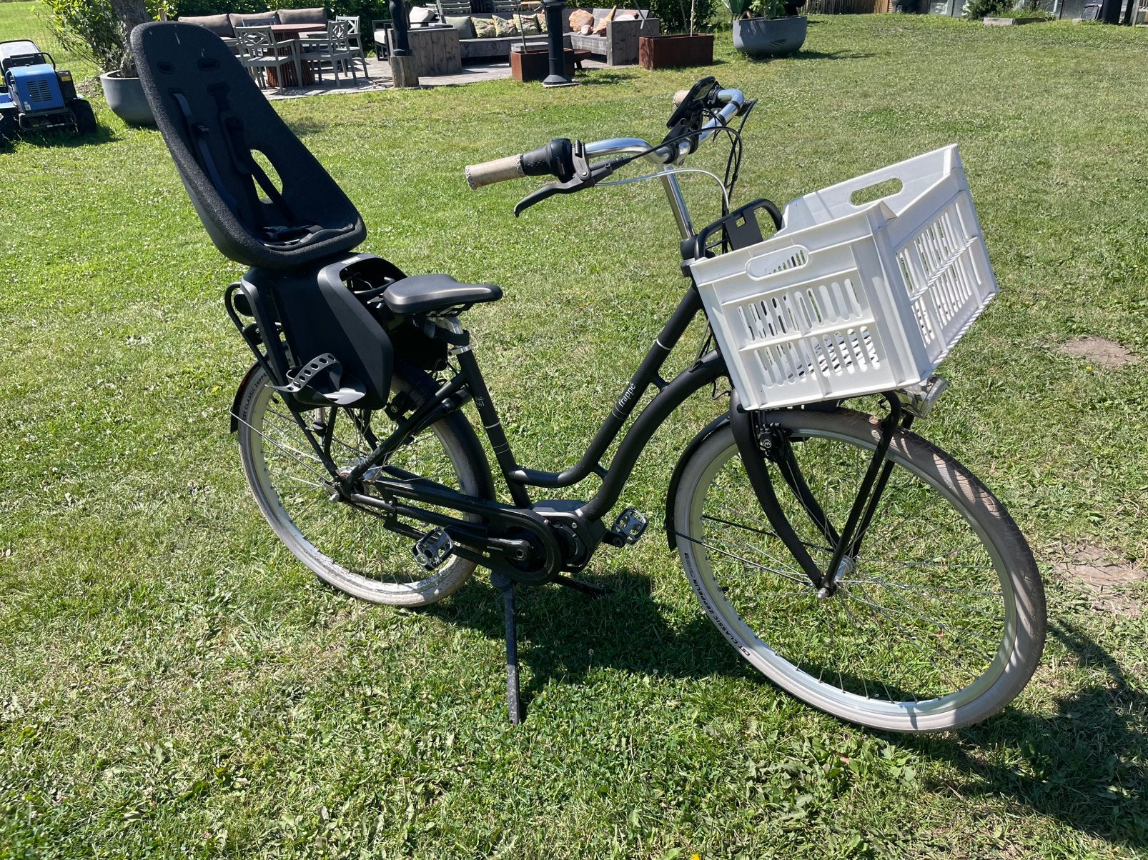 Frappe fiets met shimano motor en batterij, Fietsen en Brommers, Gebruikt, Mandje, 50 tot 53 cm, 1 zitje