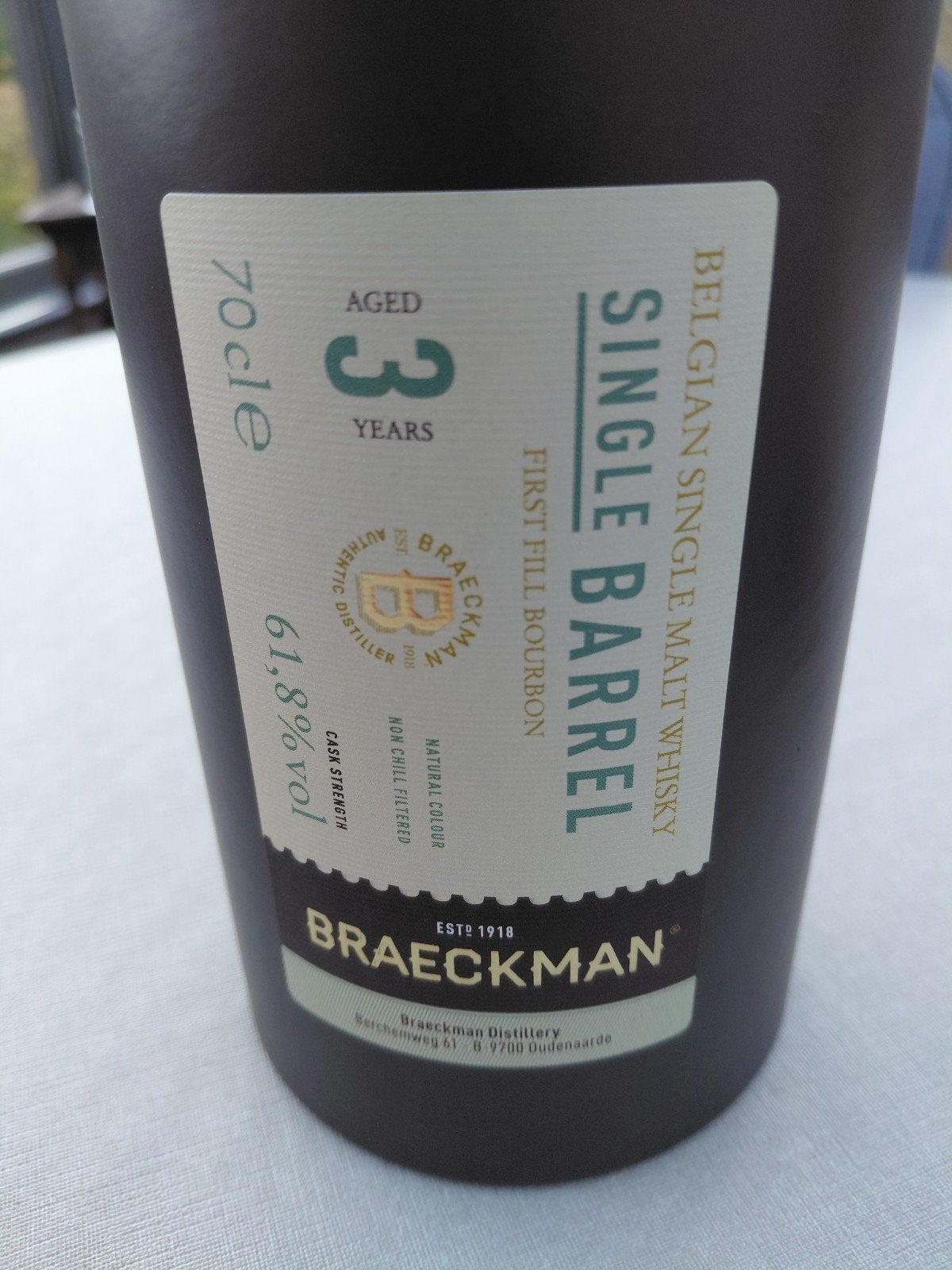 Braeckman belgian single malt, Ophalen of Verzenden, Nieuw