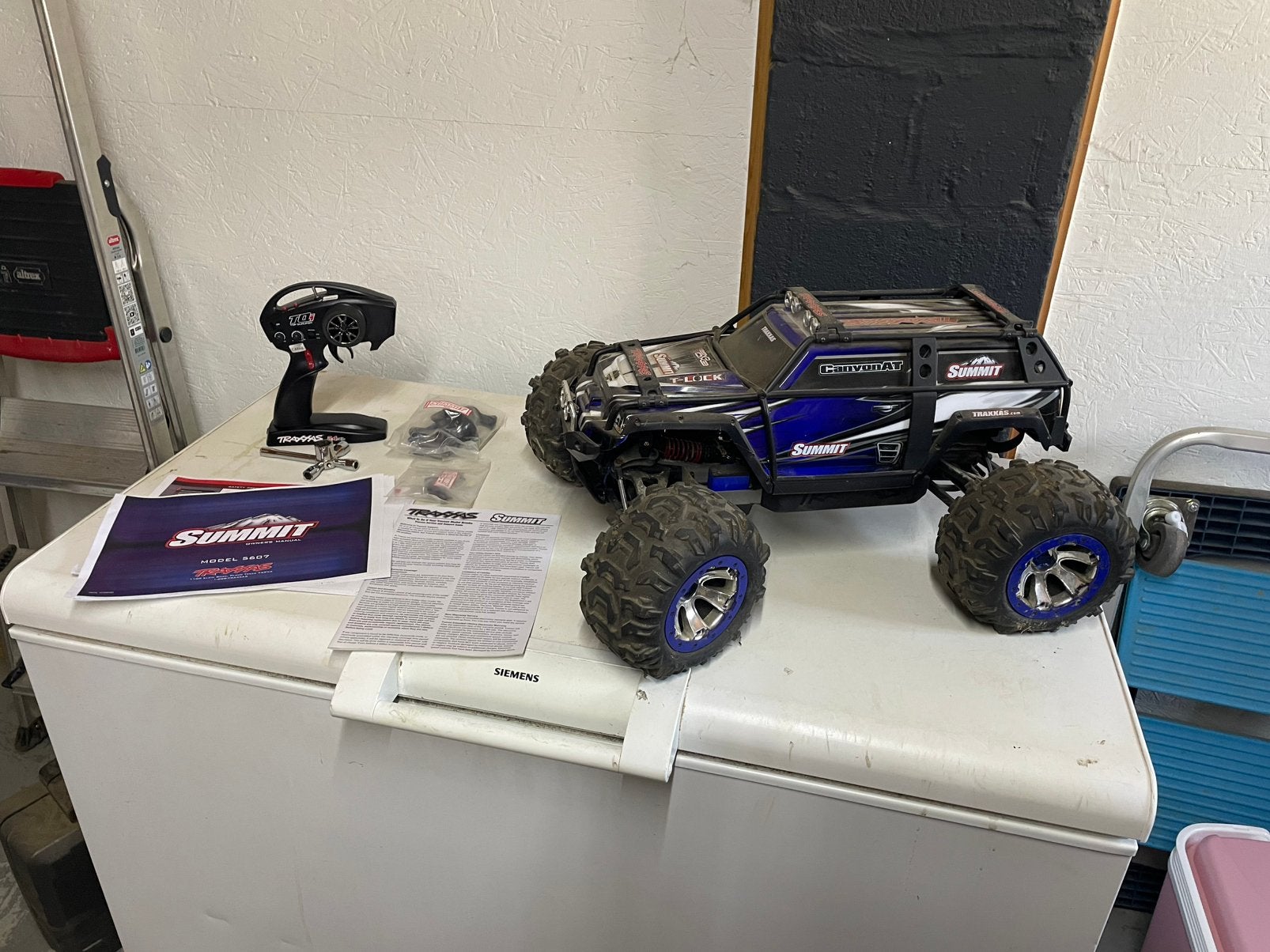 1/8 Traxxas Summit Buggy Crawler, Hobby en Vrije tijd, Elektro, Gebruikt, Auto offroad, Ophalen of Verzenden