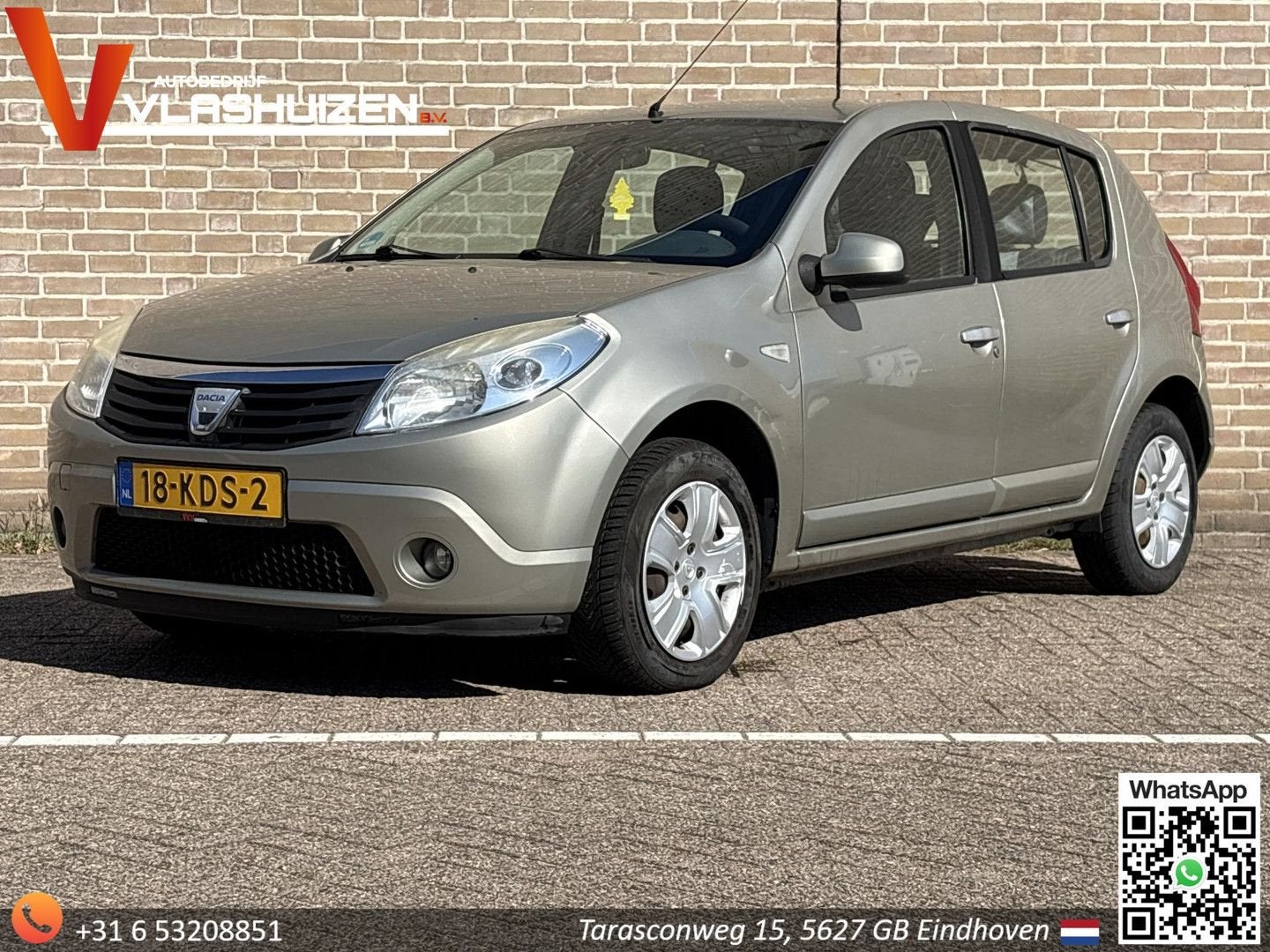 Dacia Sandero 1.2 Lauréate Koppeling slipt | Airco | APK 04-, Auto's, 139 g/km, Elektrische ramen, Bedrijf, Handgeschakeld