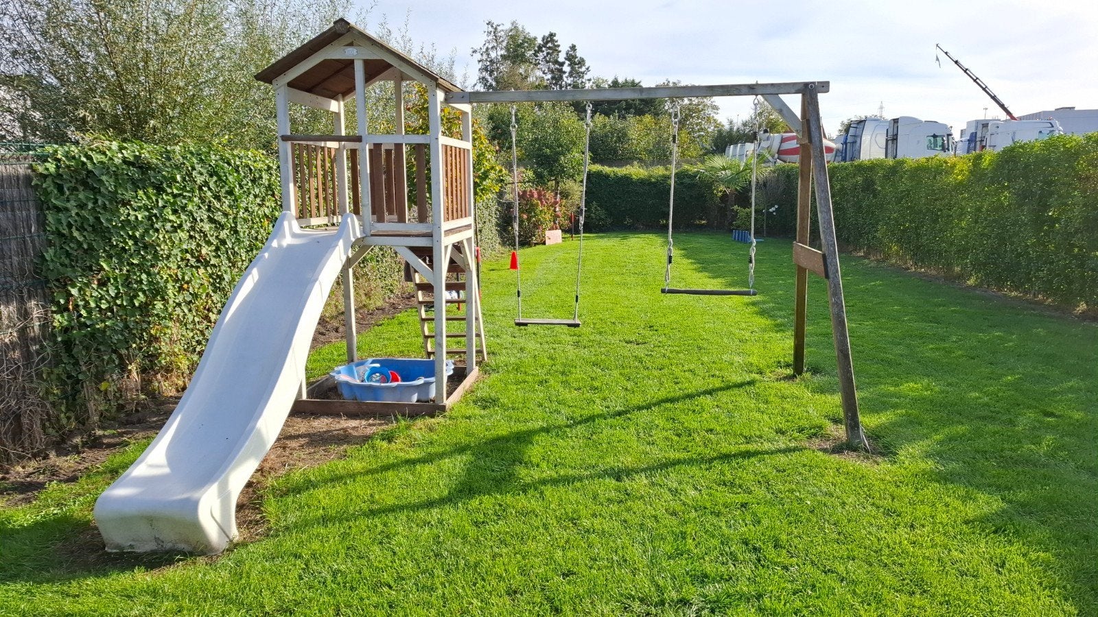 Schommel met glijbaan van Axi, Ophalen, Gebruikt, Glijbaan