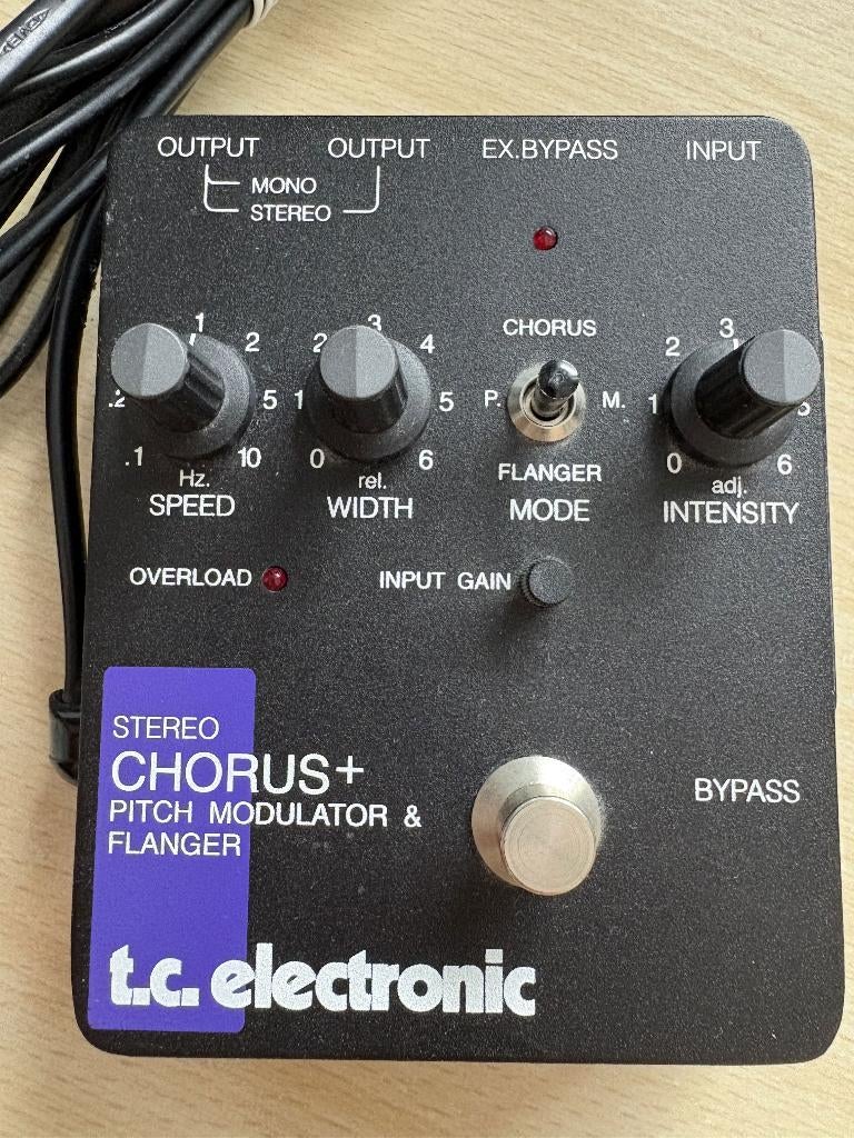 Pédale TC Electronic Stéréo Chorus + - état neuf, Musique & Instruments, Enlèvement ou Envoi, Comme neuf, Chorus