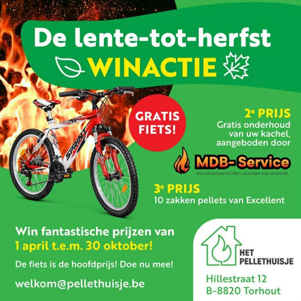 Lente tot Herfst aktie op Houtpellets, Ophalen
