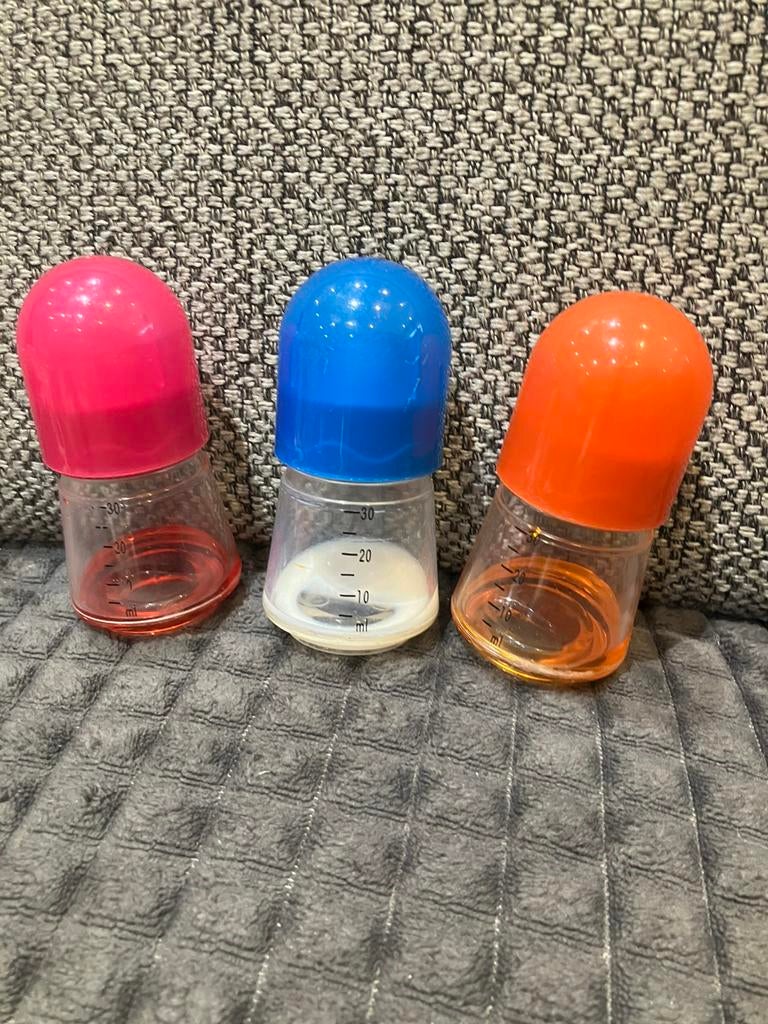 Set 3 papflesjes voor pop, Ophalen of Verzenden