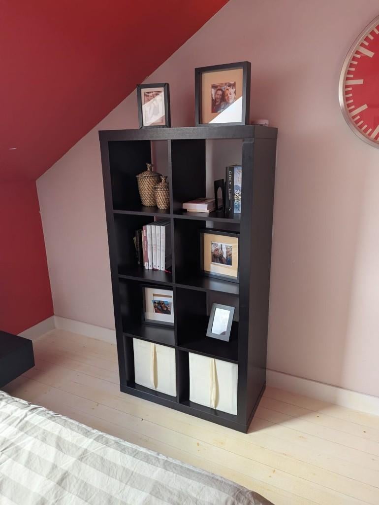 Vakjeskast malm ikea, Huis en Inrichting, Ophalen, 5 laden of meer, 150 tot 200 cm, Zo goed als nieuw
