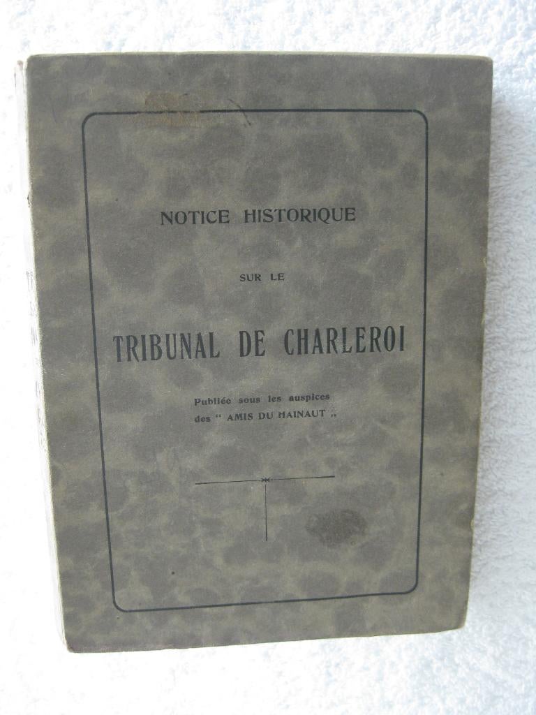 Charleroi – Justice – A. Nothomb - EO 1929 dédicacé, Enlèvement ou Envoi