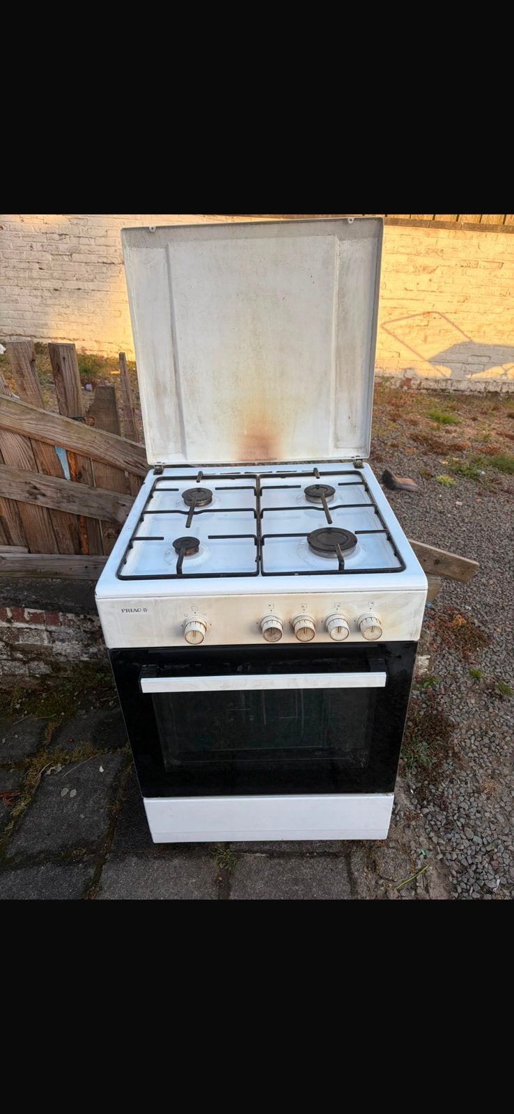 Gasfornuis met oven, Elektronische apparatuur, Fornuizen, Ophalen, Gebruikt