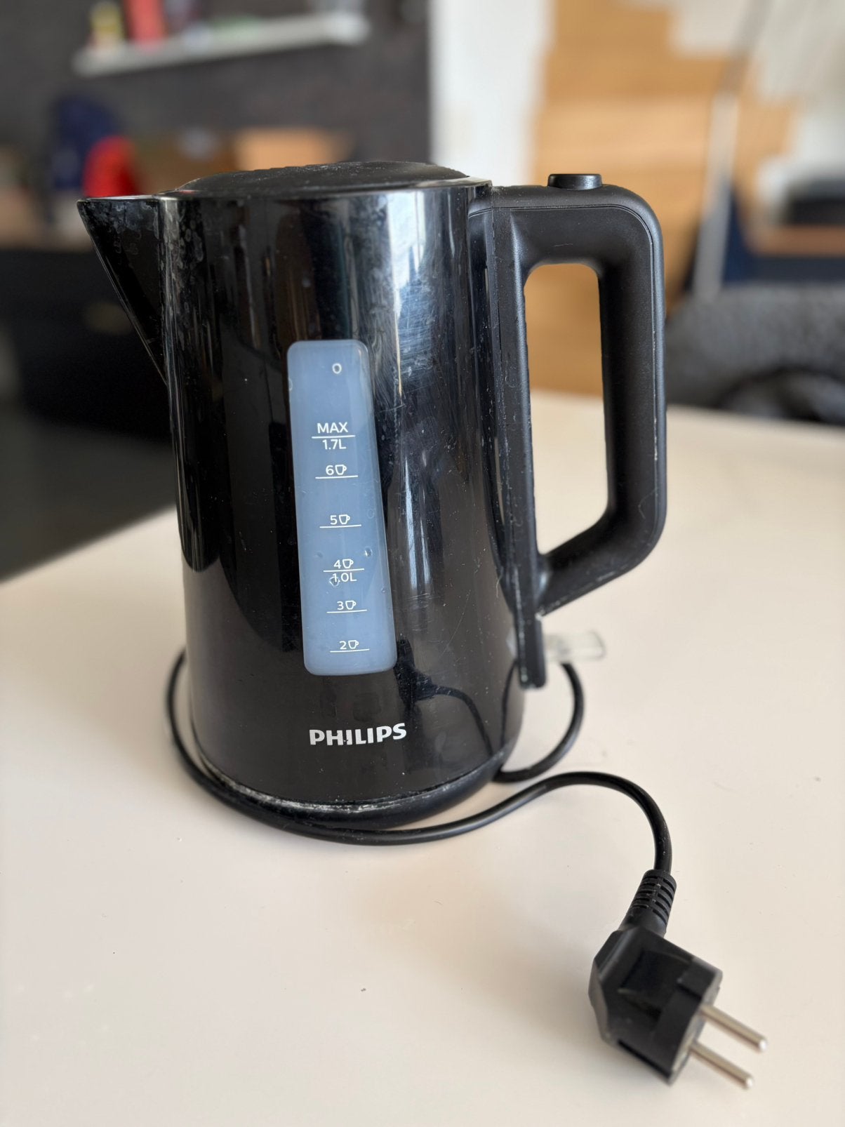 Bouilloire Phillips 1.7L, 1 tot 2 liter, Ophalen, Gebruikt