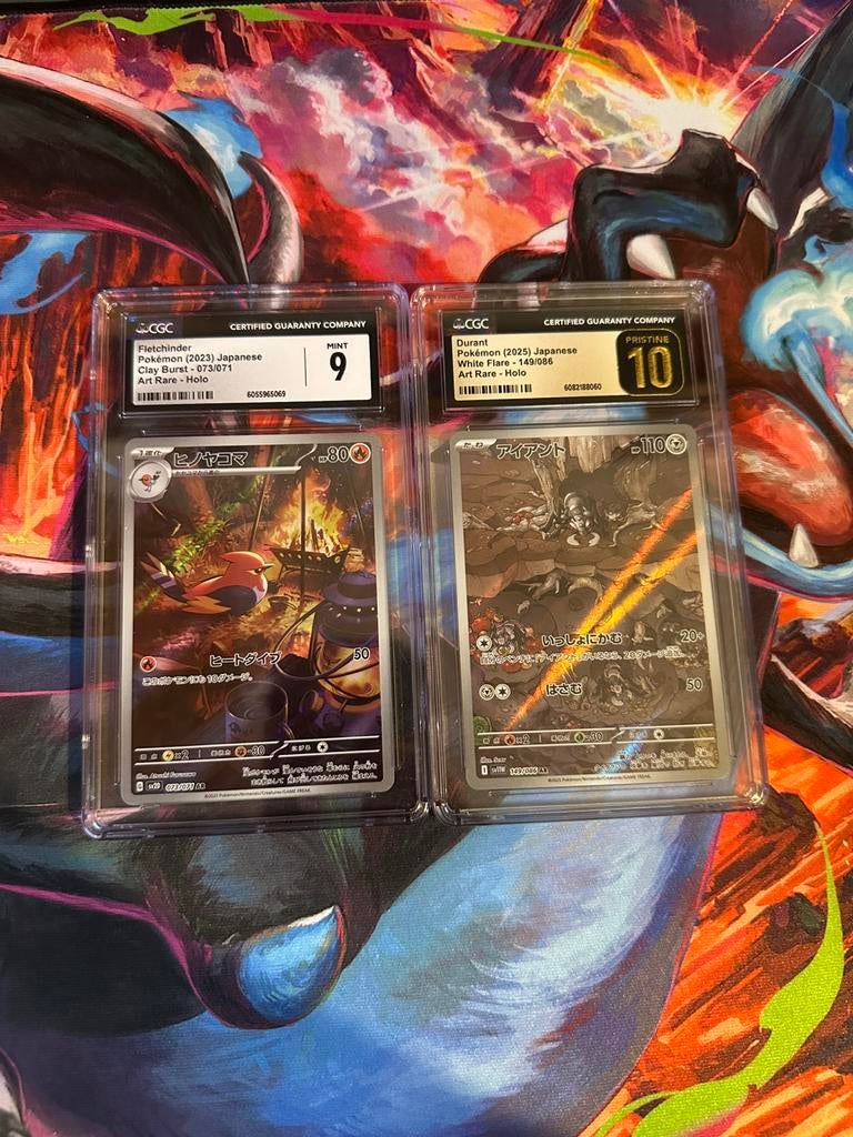 Fletchinder (mint 9) + Durant (pristine 10) Japanese, Ophalen, Nieuw, Meerdere kaarten