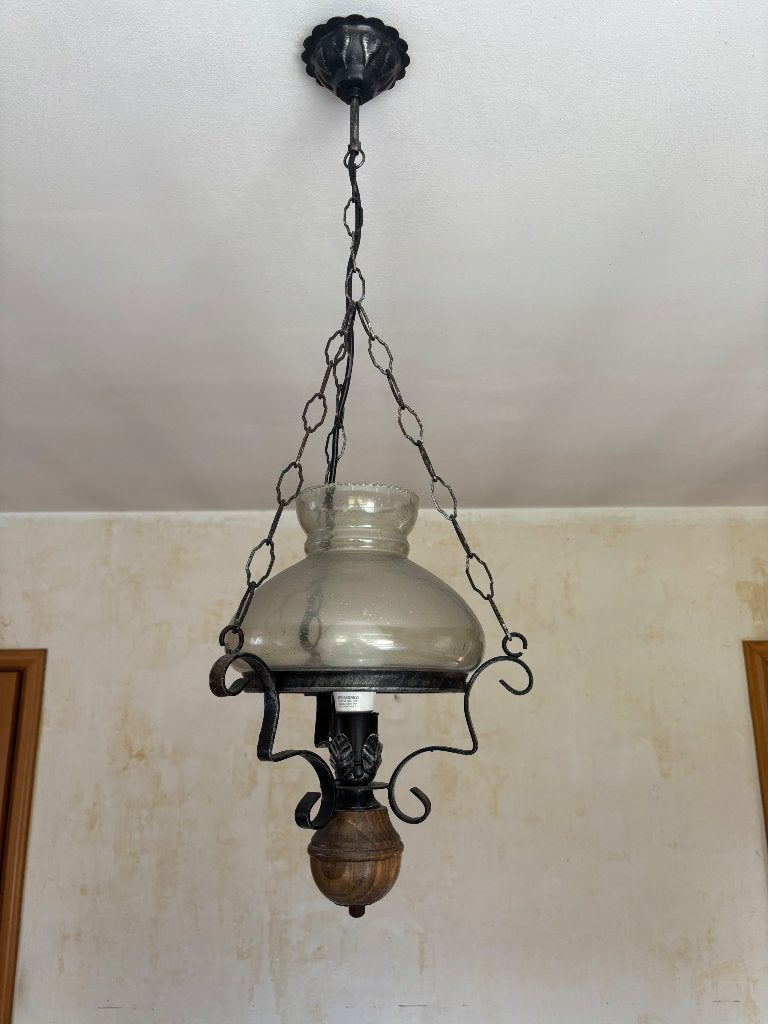Oude luster, Ophalen