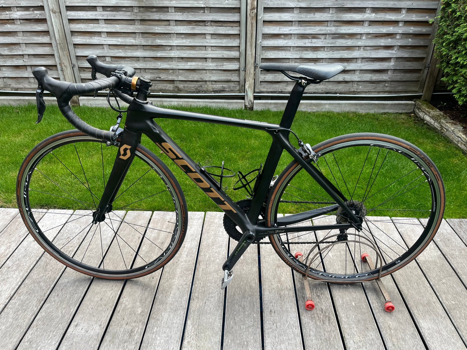 Racefiets scott foil maat 49, Fietsen en Brommers, 28 inch, Gebruikt, Carbon, Velgrem