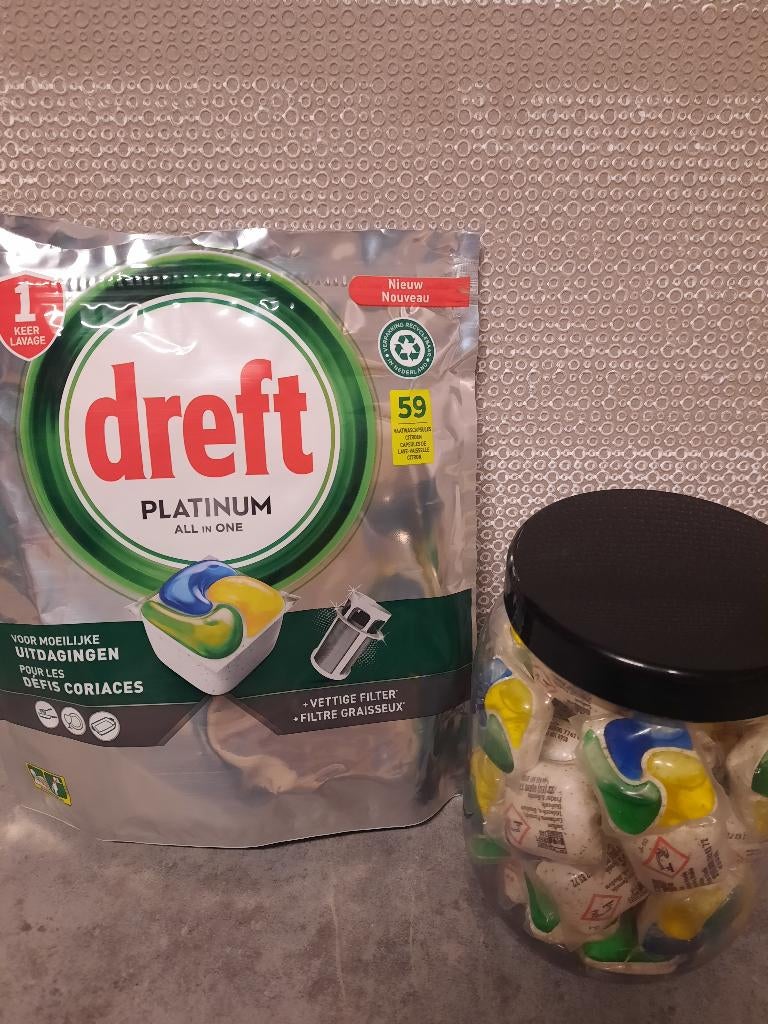 Dreft platinum all-in-one 47 stuks, Maison & Meubles, Produits de nettoyage, Enlèvement ou Envoi, Autres types