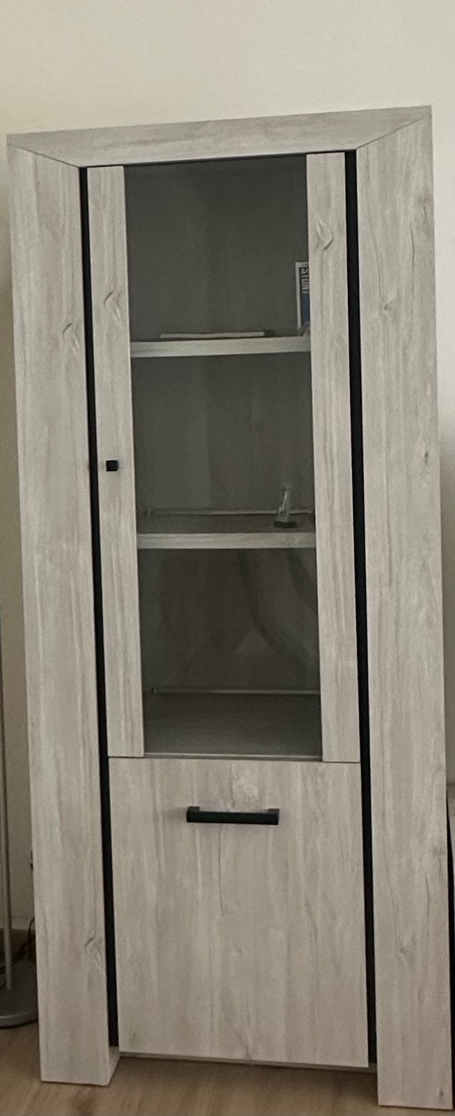 Ensemble salon moderne : dressoir, vitrine et meuble TV, Enlèvement ou Envoi, Comme neuf