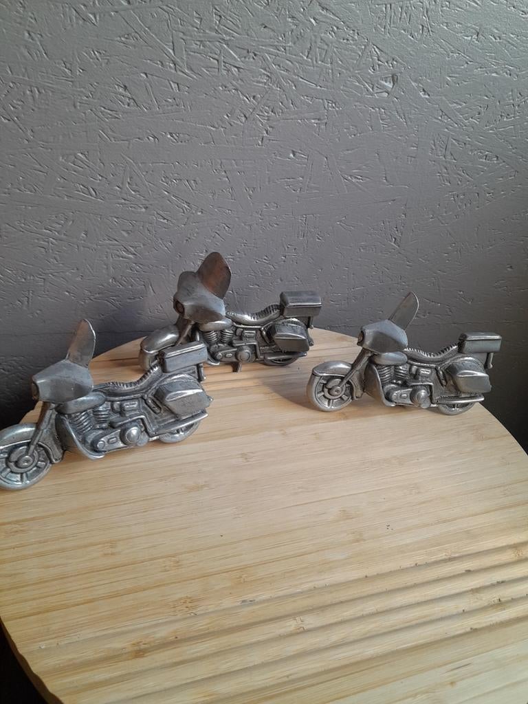Motorfiets  of brommer in tin, Ophalen of Verzenden