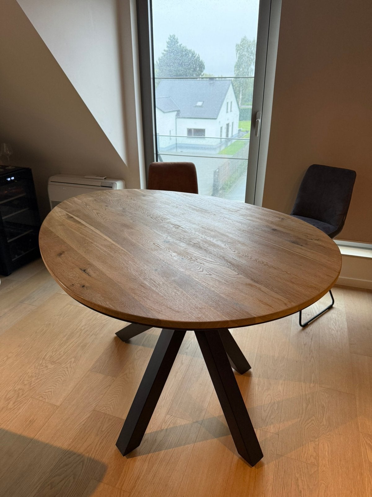 XOOON Colombo - massief eikenhout - 150 x 110 cm, Ophalen, Gebruikt, 100 tot 150 cm, Eikenhout