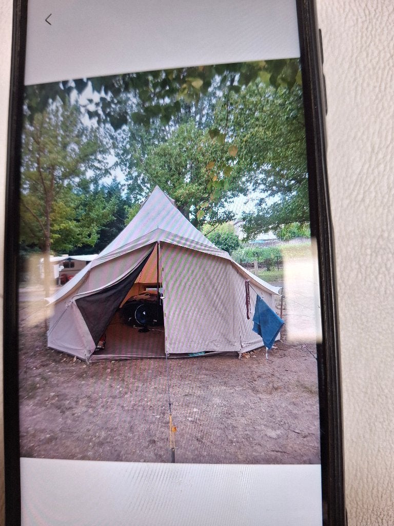 tent van canvas camp, Caravans en Kamperen, Ophalen, Nieuw, Tot en met 6