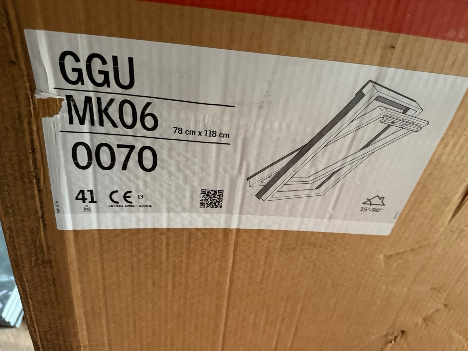 Velux dakraam, Ophalen, Nieuw, Dakraam